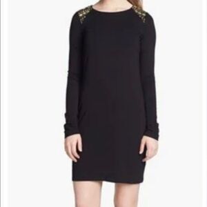 Vince Camuto Embellished Shoulder Dress